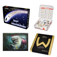 Kalender und Geschenkboxen