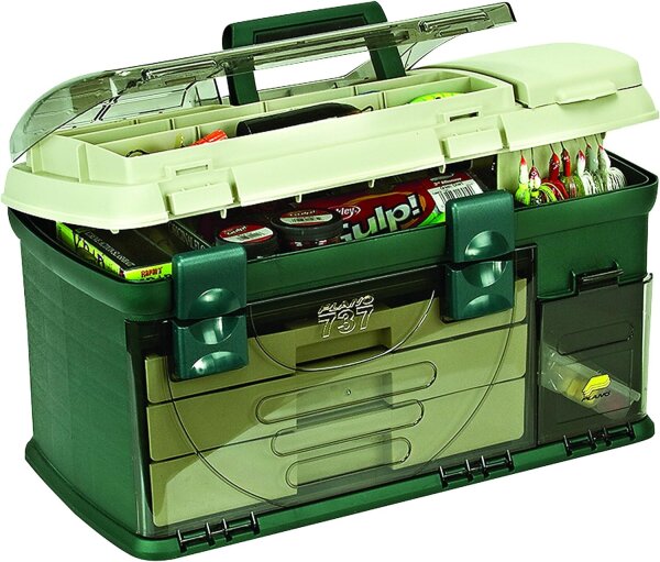 Plano Angelkoffer Three Drawer Box 737-002 Green/Beige, 119,99