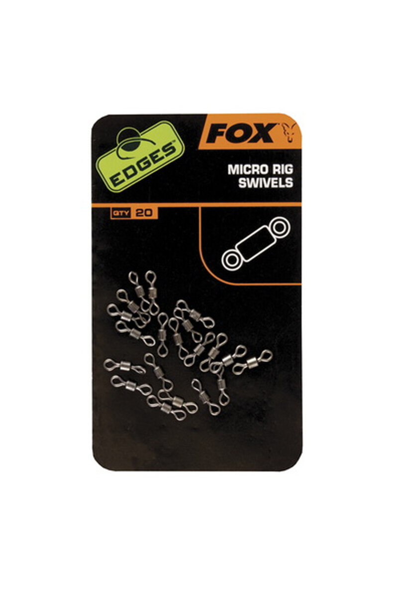 Fox Edges Micro Rig Swivels 20 Stück, 5,99