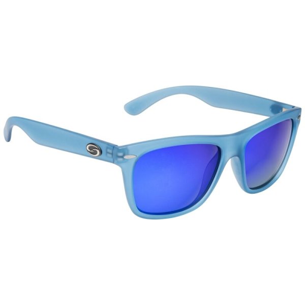 Strike King Plus Cash Matte Translucent Blue Frame Multi Layer White Blue Mirror Gray Base Lens