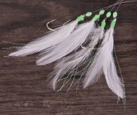Aquantic Makrele I #2/0 140cm Ø0,50mm mit Weissen...