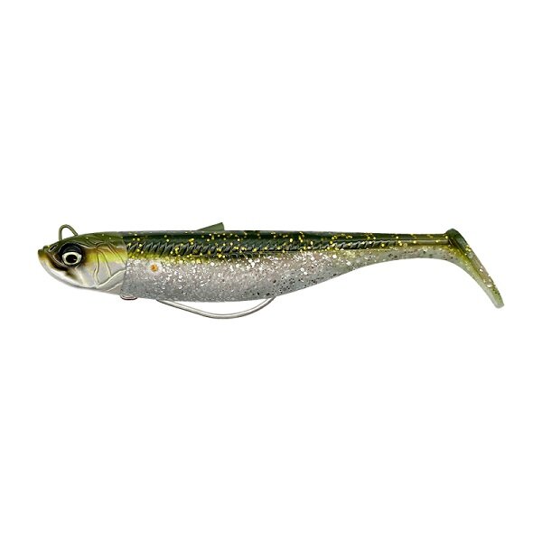 SAVAGE MINNOW WL 12.5CM 28G SINKING GREEN SILVER 2+1