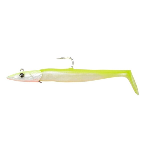 Savage Gear Sandeel V2 18cm 86g Sinking Lemon Back 2+1