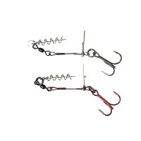 Savage Gear Corkscrew Stinger #1/0 23Kg 2 Stück mit...