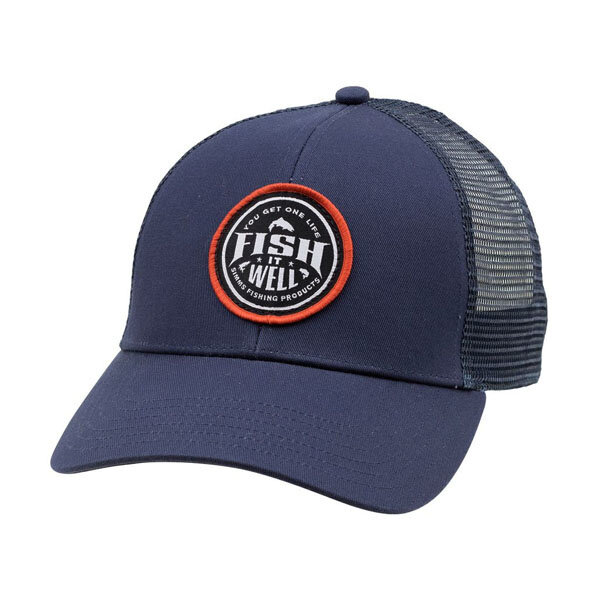Simms Fish It Well Trucker Dark Moon
