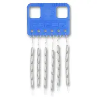 Zebco Silikon-Stopper quadratisch S transparent