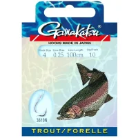 Gamakatsu Trout LS-3010, Nickel, silberner Haken,...