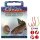Gamakatsu Trout LS-5314, bunte Haken #8-0.20MM 120CM