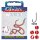 Gamakatsu Worm LS-5260 Red #6-0.28MM 75CM