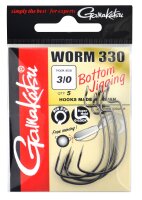 Gamakatsu Worm 330 Bottom Jigging Haken #1/0 6Stk.