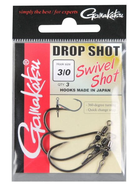 Gamakatsu Swivel Shot Haken #2/0 3Stk.