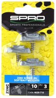 Spro Zink Screw-In Softbait Weights 10g 3stk.