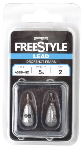 Freestyle Dropshot Pear Lead, Dropshotbleie 14g