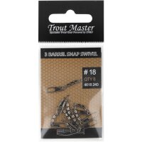 Spro Trout Master 3 Barrel Snap Swivel Gr.14 9Kg