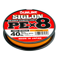 Sunline Siglon PEx8 orange 3,3kg / PE #0.5 150m