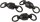 Fox Rage Cat Ball Bearing Swivels Gr.8 3 Stück