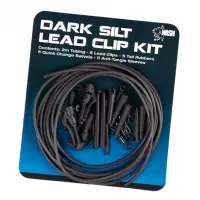 Nash Dark Silt Lead Clip Kit