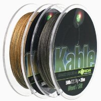 Korda Kable Leadcore 50lb / 22kg 25m Weed / Silt