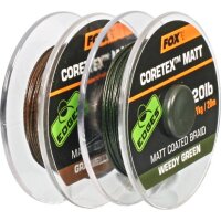 Fox Edges Coretex Matt Coated Braid Gravelly Brown 20lb /...