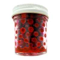 Dr. Fishers Lachsei 7mm 42g Red UV zum Forellenangeln