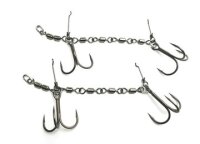 Pikecraft The 4 Swivel Stinger Rig 18-25cm - 2/0 BKK 2pcs