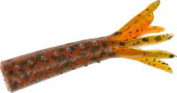 Balzer Shirasu Hairy Tube 4,5cm Green Pumpkin Amber Red