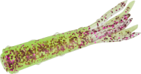 Balzer Shirasu Hairy Tube 4,5cm Purple Chartreuse