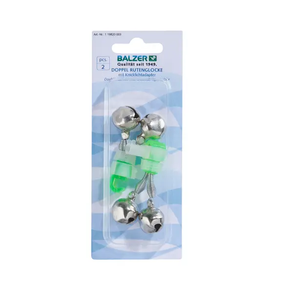 Balzer Doppel Rutenglocke mit Knicklichtadapter