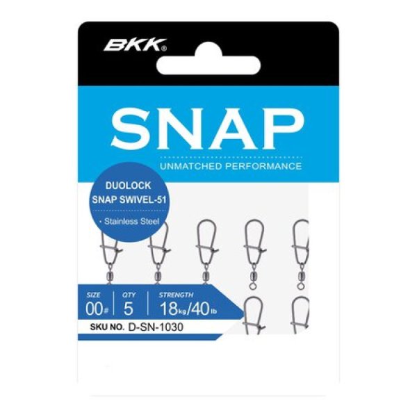 BKK Duolock Snap Swivel #51 5er Pack