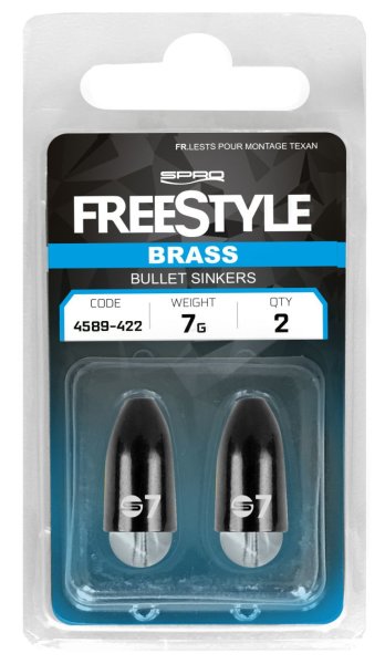 Spro Freestyle Bullet Sinkers Brass