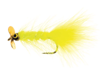 Unique Flies Dog Nobbler Propeller Fluo Yellow #4