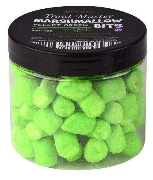 Spro Trout Master Marshmallow Bits Green Pellet
