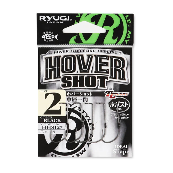 Ryugi Hover Shot Mid Strolling Haken 5 Stück