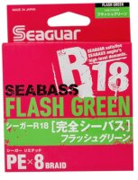 Seaguar R18 Seabass Flash Green PE8 Braid 150m #1.5 0,205mm