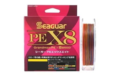 Seaguar PE X8 Braid Multicolor #0.6 0,128mm 6,4Kg 150m