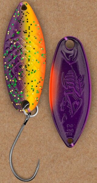 Probaits Spoon Hurricane 1,7g #10209 Lila Orange Gelb
