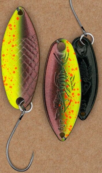 Probaits Spoon Hurricane Vayron 1,7g #10207 Pyro Spits Lila Gelb