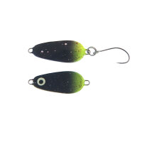 Bullshark Spoon 3g #06 Schwarz Yellow Tail Red Dot