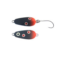 Bullshark Spoon 3g #15 Black Orange Tail Red Dot