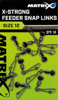 Matrix X-Strong Feeder Snap Links 10 Stück