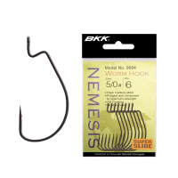 BKK Nemesis Worm Hook Offset 9004 #1/0 8pcs