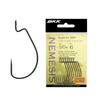 BKK Nemesis Worm Hook Offset 9004 #5/0 6pcs