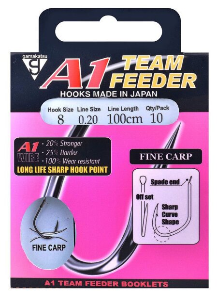 Gamakatsu A1 Team Feeder Fine Carp Haken