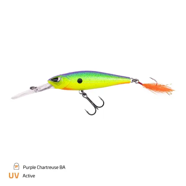 Zeck Hitch SP 6cm Purple Chartreuse UV