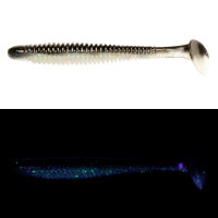 Noike Wobble Shad 4" - Black Shiner #148