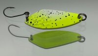 PFT Forellenspoon Fat 2g No.7 gelb weiß