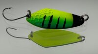 PFT Forellenspoon Fat 3g No.10 green yellow tiger