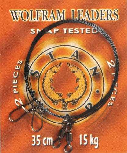 Stan-Mar Wolfram Leader 35cm 15kg 2Stk.