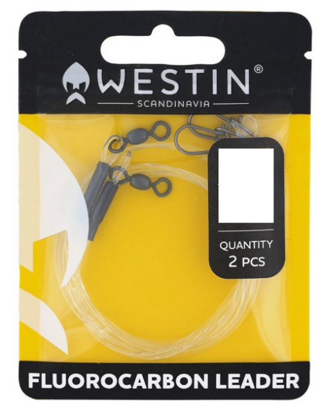 Westin Fluorocarbon Vorfächer 0,92mm 40cm 2 Stück