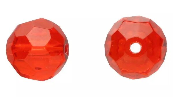 Deka Glass Bead M 8mm Red 12pcs.